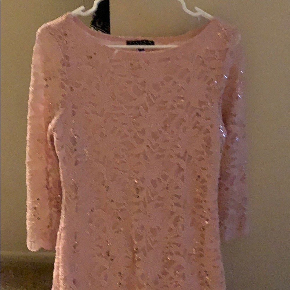 Lace dress.